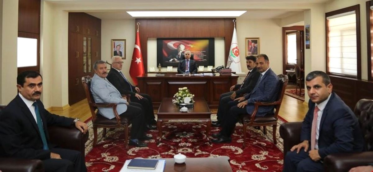 Vali Yıldırım, Kurum Müdürlerini Kabul Etti