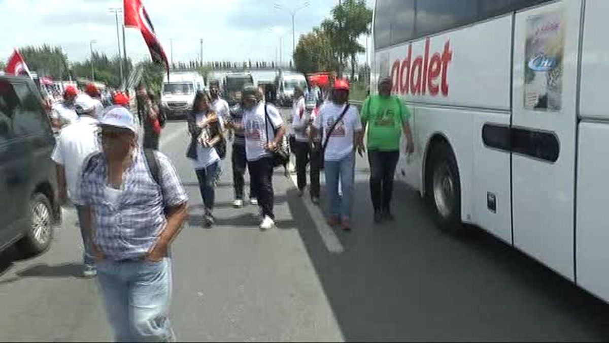 Adalet Yürüyüşü" Kartal\'da