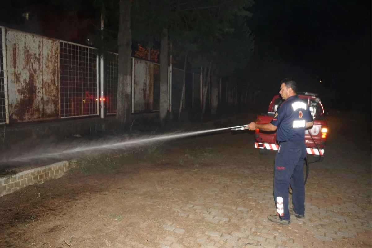 Aydın Hüseyin Aksu Spor Tesislerinde Yangın