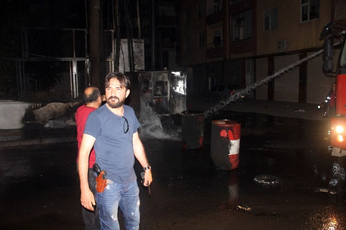 Bismil\'de Korkutan Yangın
