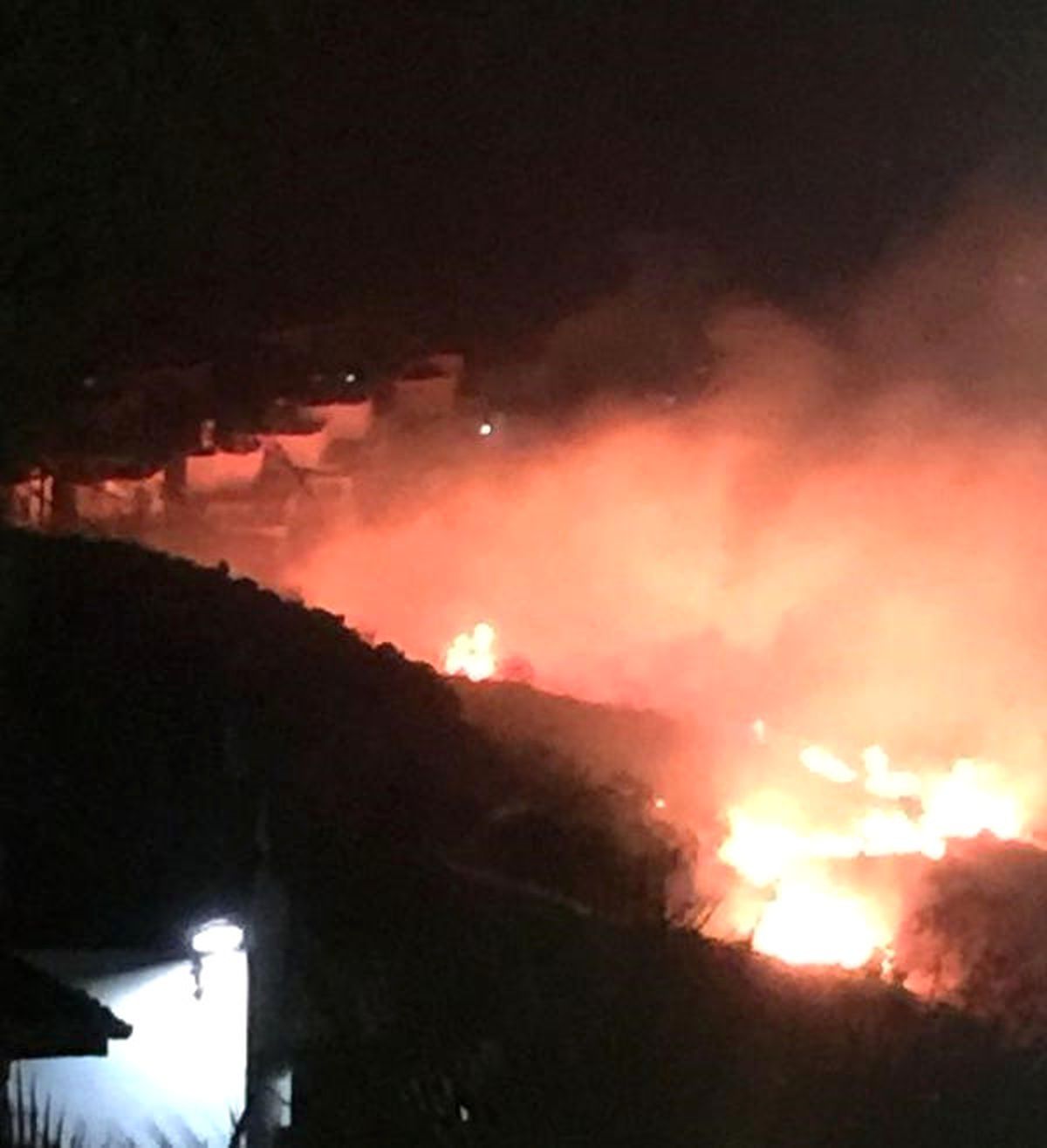 Bodrum\'da Makilik Alanda Yangın Çıktı (2)