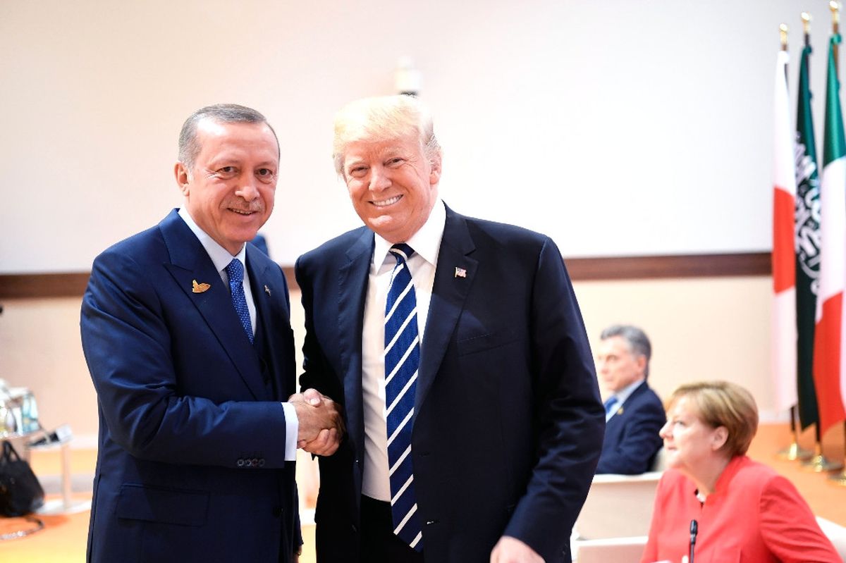 Cumhurbaşkanı Erdoğan, ABD Başkanı Trump ile Bir Araya Geldi