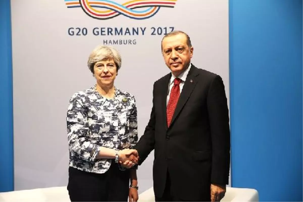 Cumhurbaşkanı Erdoğan, İngiltere Başbakanı May\'le Buluştu