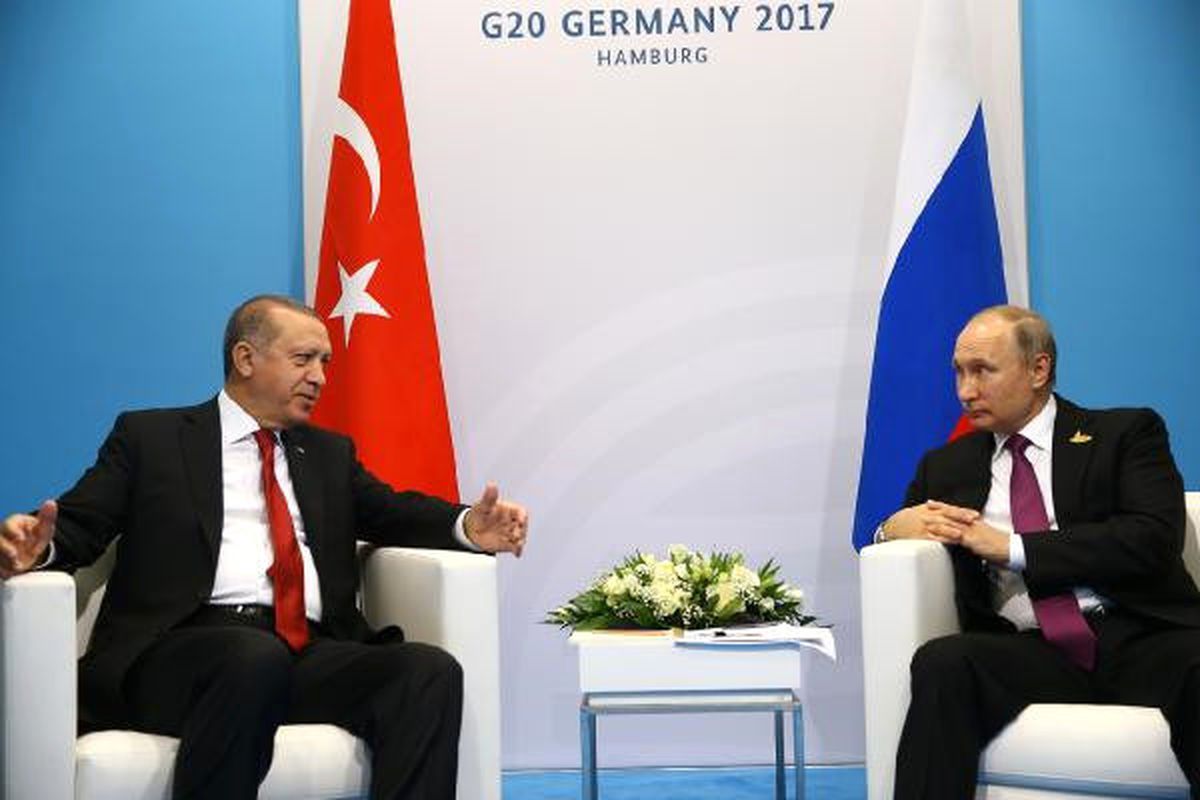 Cumhurbaşkanı Erdoğan Putin ile Görüşüyor (2)