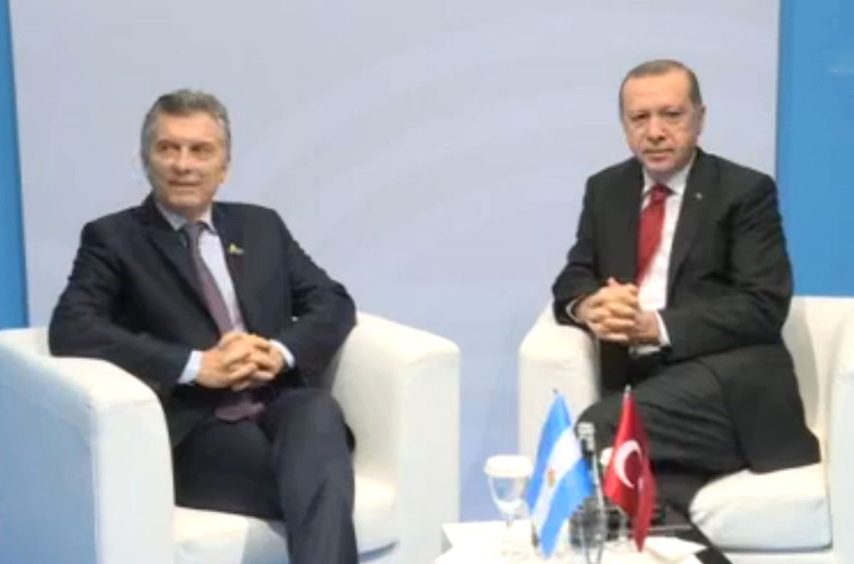 Erdoğan, Arjantin Devlet Başkanı Macri\'yi Kabul Etti