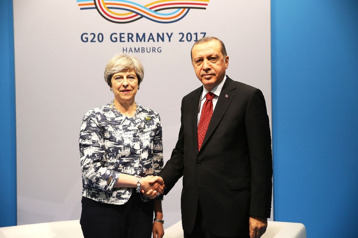 Erdoğan - May Görüşmesi - Hamburg