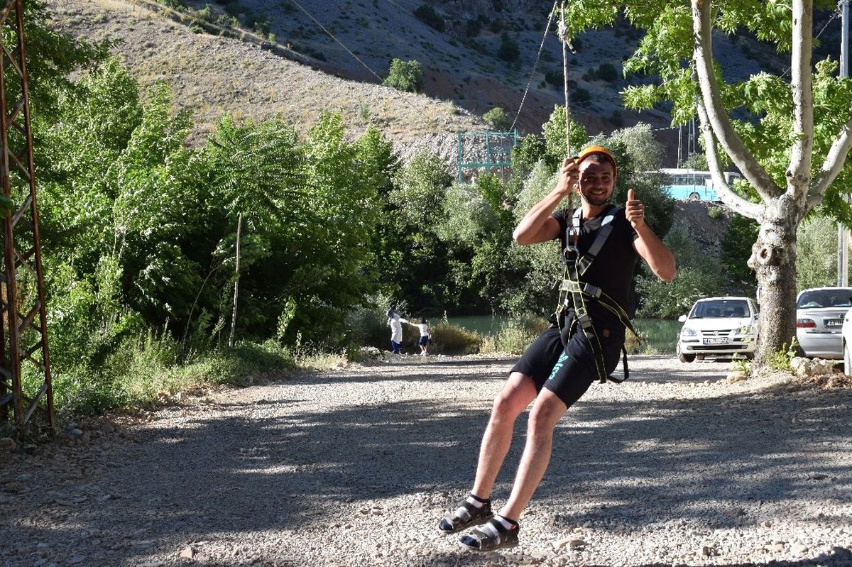 Arapgir\'de Zipline Keyfi