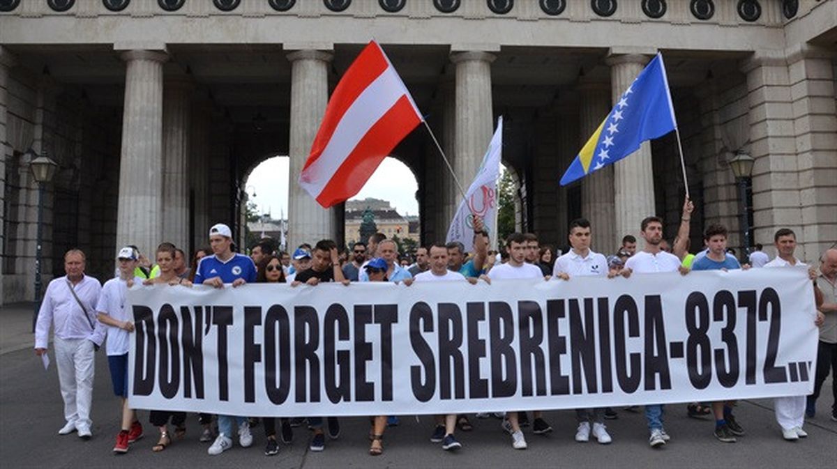 Avusturya\'da Srebrenitsa Katliamı Unutulmadı