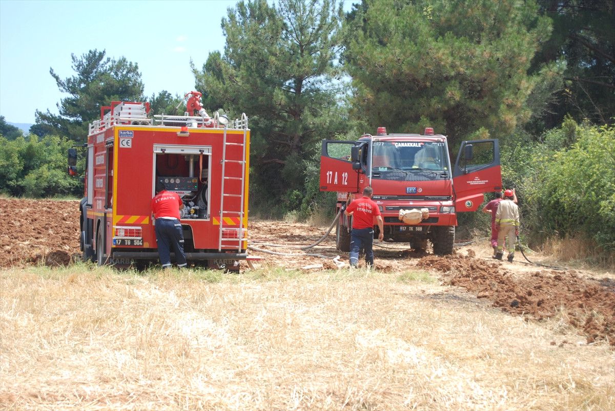 Bayramiç\'te Orman Yangını