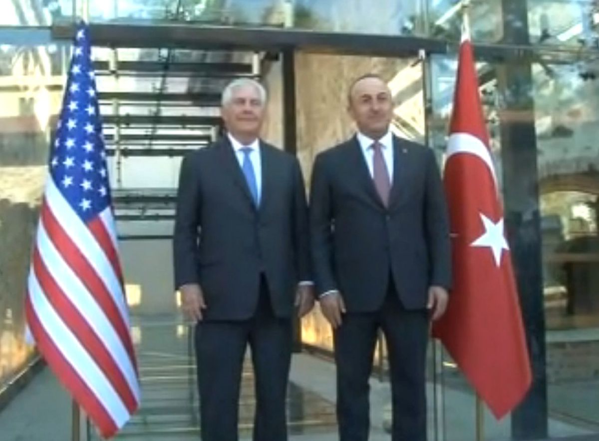 Çavuşoğlu, ABD\'li Mevkidaşı Ile Bir Araya Geldi
