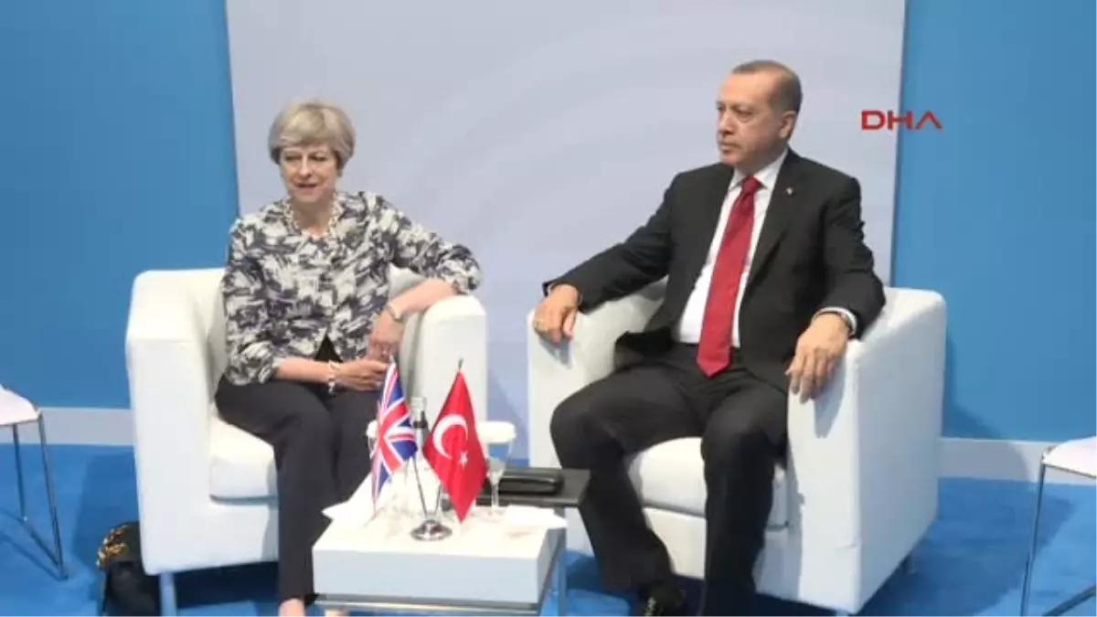 Cumhurbaşkanı Erdoğan, Ingiltere Başbakanı May\'le Buluştu