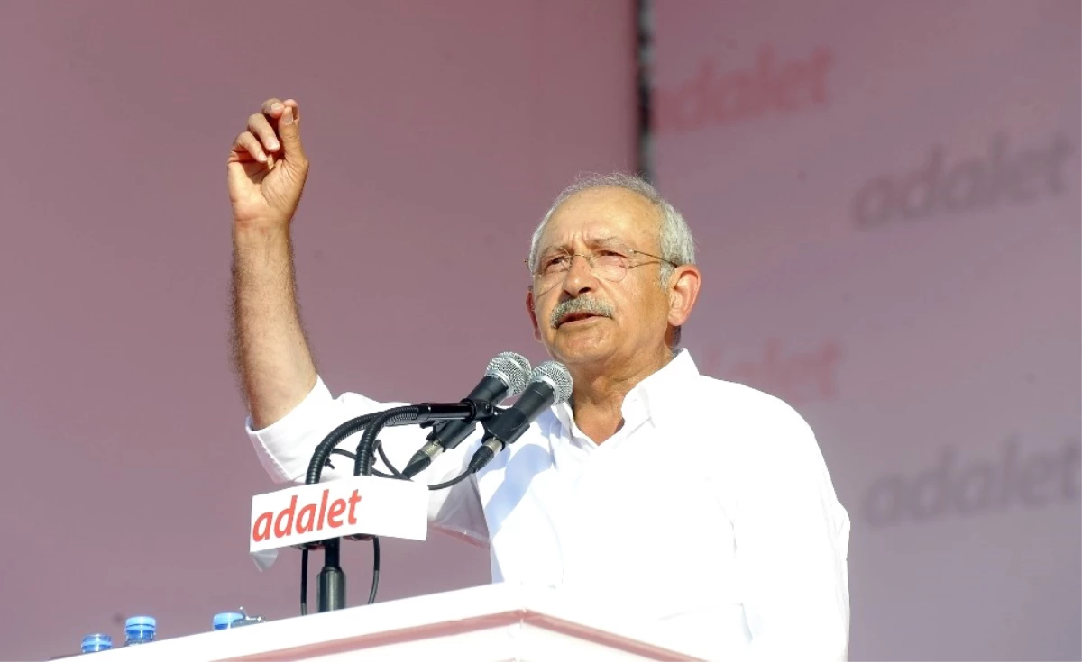 Kılıçdaroğlu Adalet Mitingi\'nde Konuştu