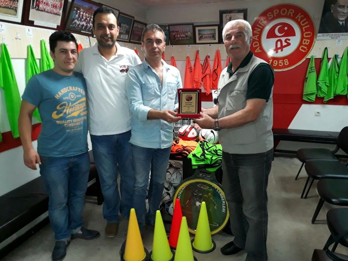 Vos26\'dan Adanırspor\'a Spor Malzeme Desteği