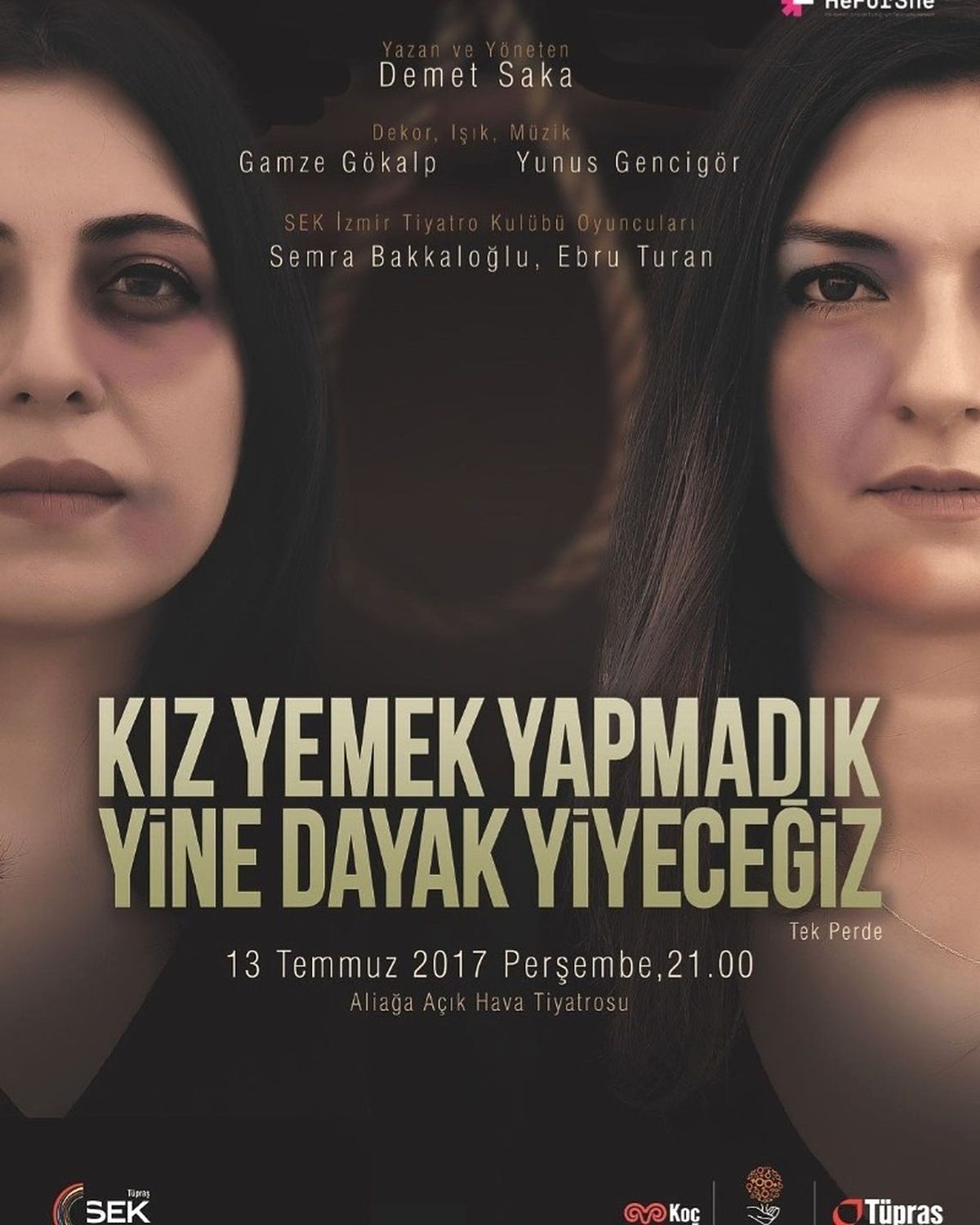 Aliağa\'daki Oyunla Aile İçi Şiddete Dikkat Çekecekler