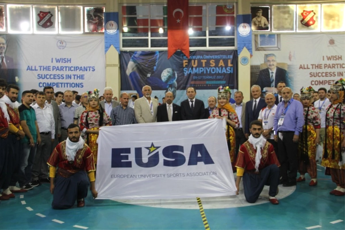 Avrupa Üniversitelerarası Futsal Şampiyonası Çorum\'da Başladı