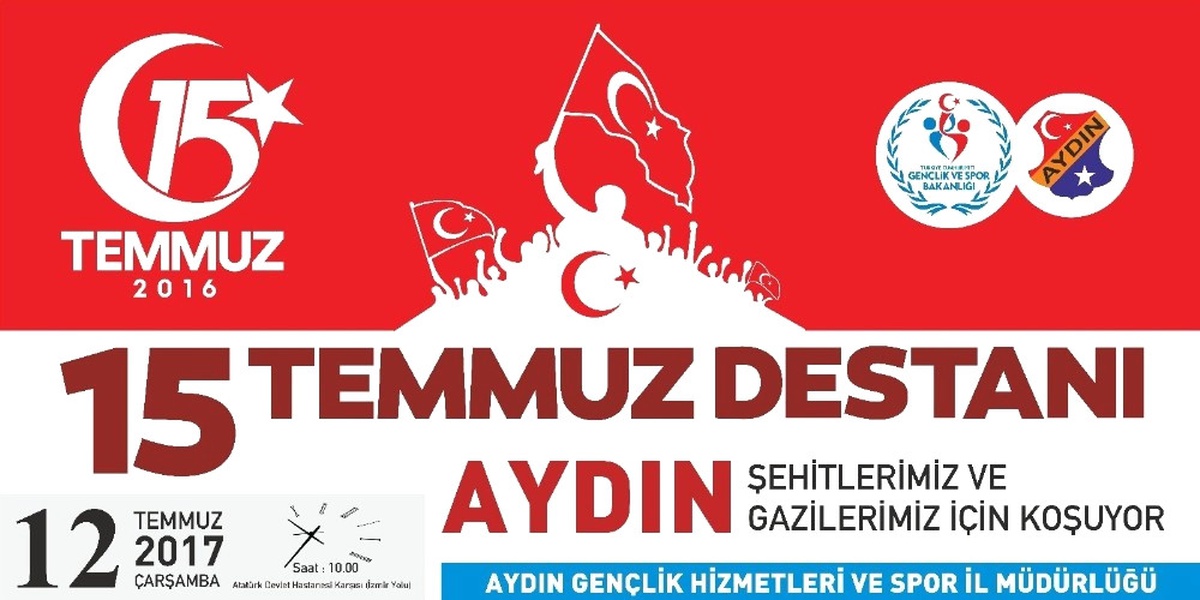 Aydın\'da 15 Temmuz Şehit ve Gazileri İçin Koşu Düzenlenecek