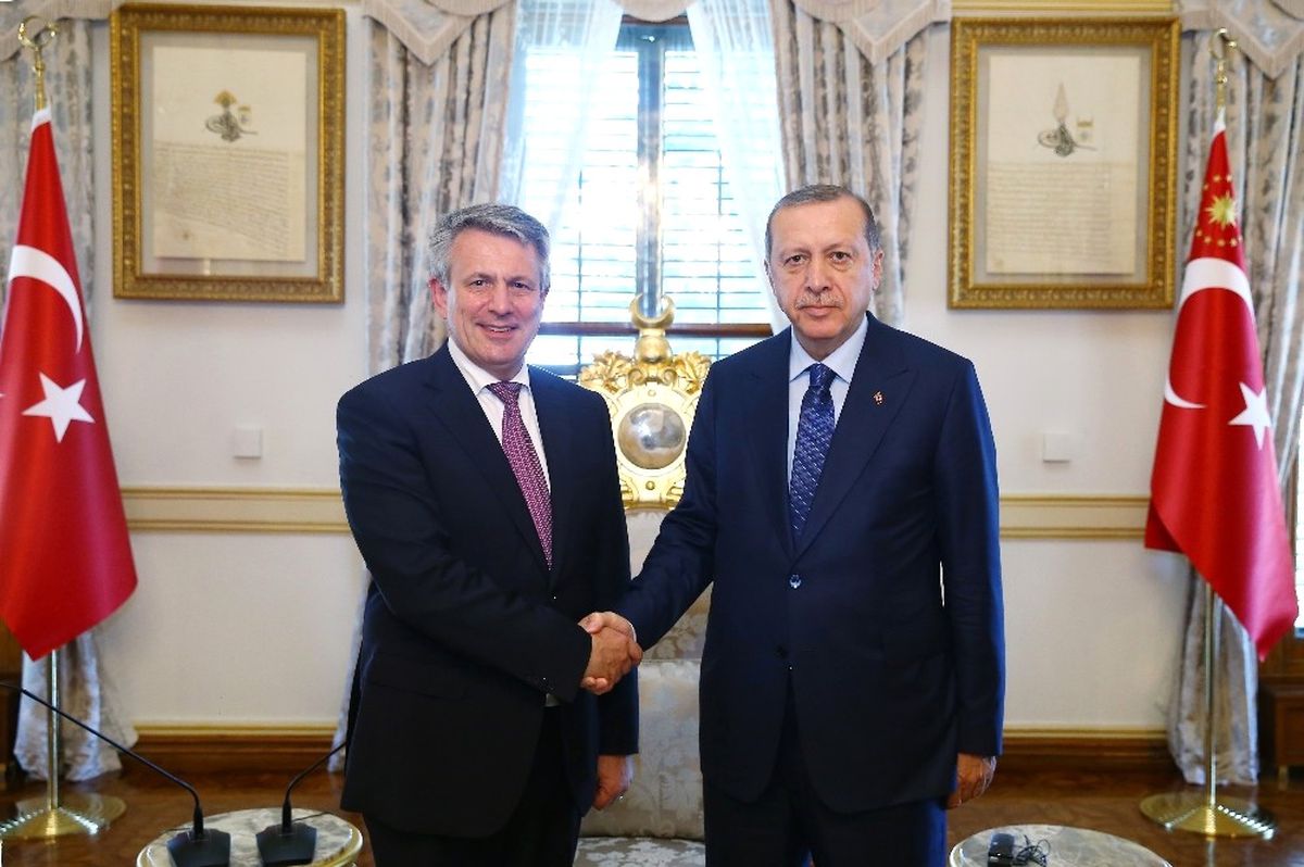 Cumhurbaşkanı Erdoğan, Shell Dünya Başkanı Beurden\'ı Kabul Etti