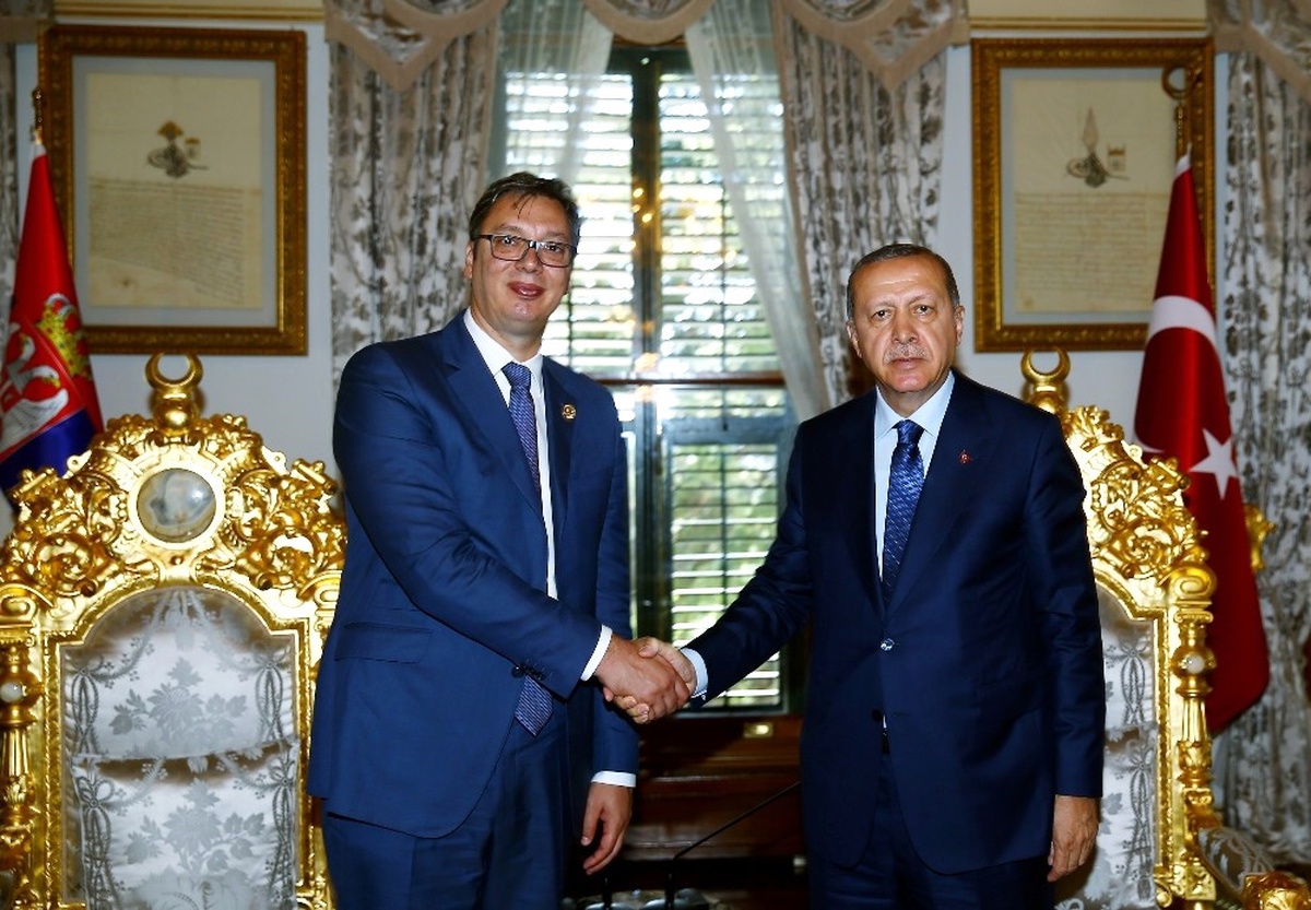 Cumhurbaşkanı Erdoğan Sırbistan Cumhurbaşkanı Vucic ile Görüştü