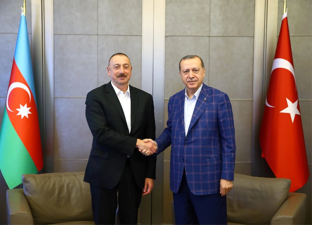 Erdoğan ve Aliyev Tarabya Köşkü\'nde Görüştü