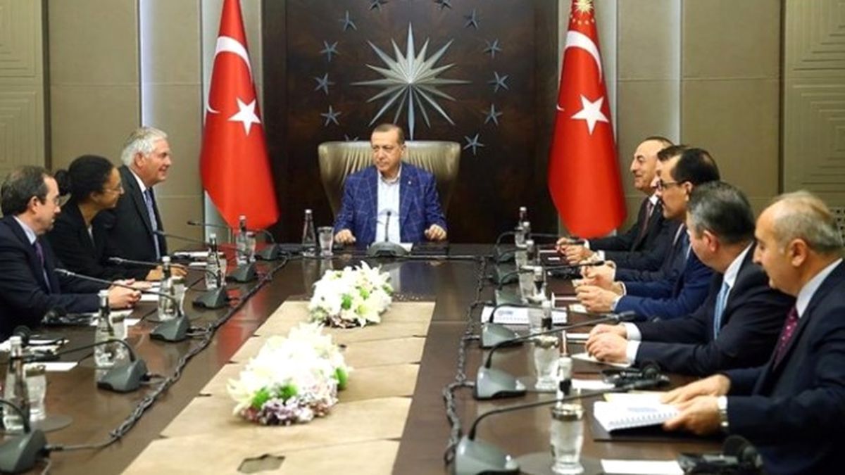 Erdoğan ile Tillerson Görüştü