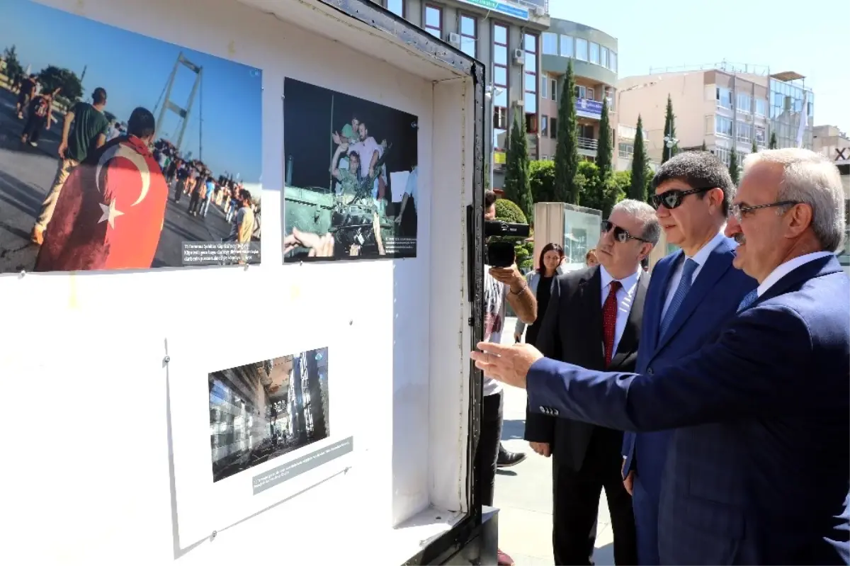 İha\'nın \'15 Temmuz Destanı\' Fotoğraf Sergisi Antalya\'da Açıldı