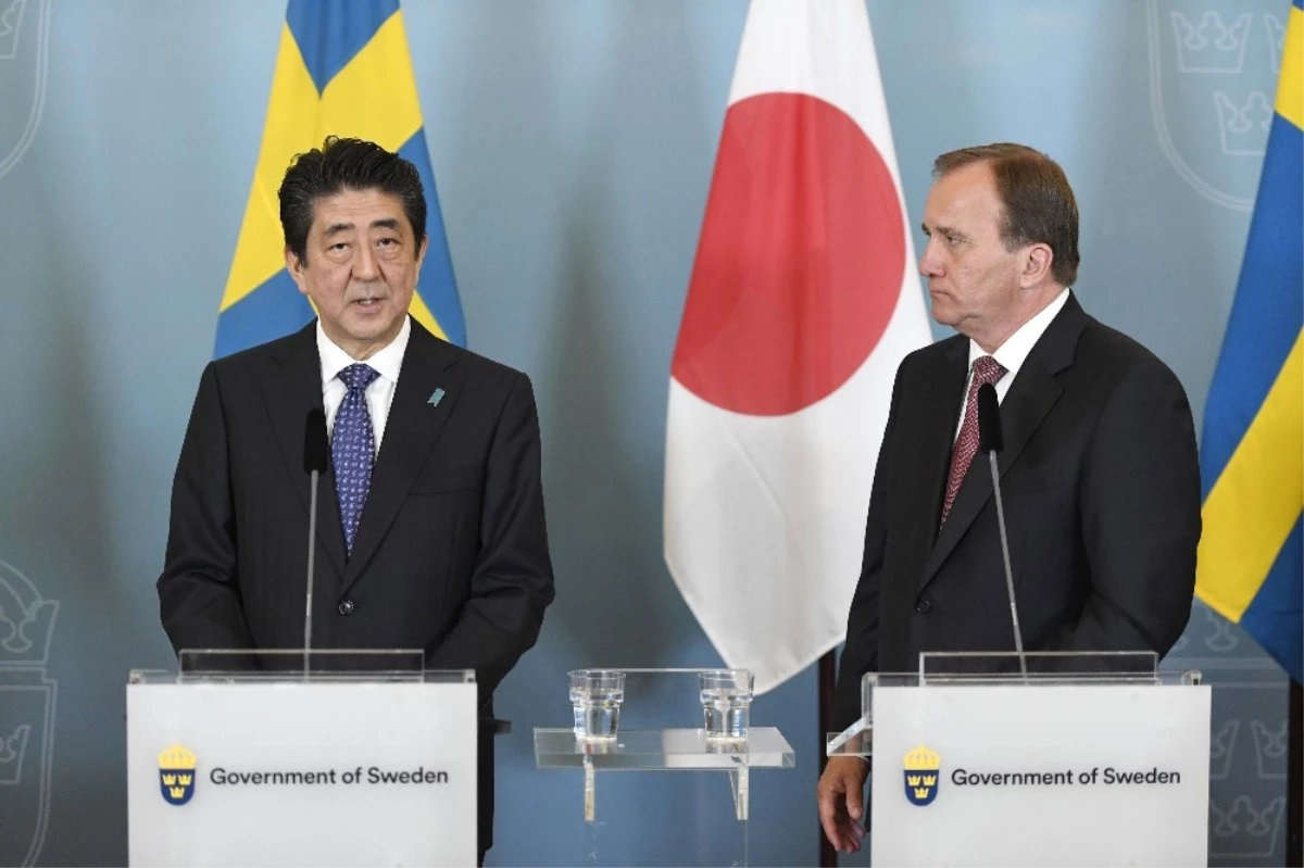 Japonya Başbakanı Abe, İsveç\'i Ziyaret Etti