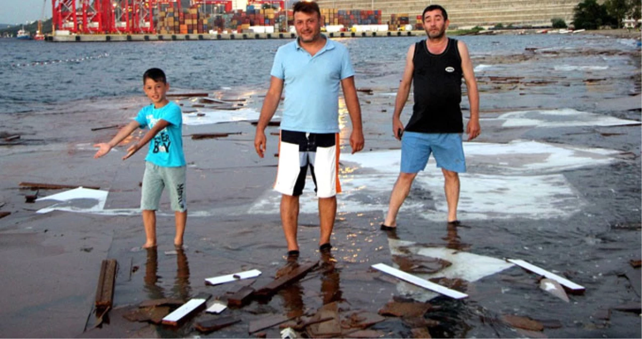 Sahile Vuran Suntaların Moldava Bayraklı Gemiden Döküldüğü Ortaya Çıktı