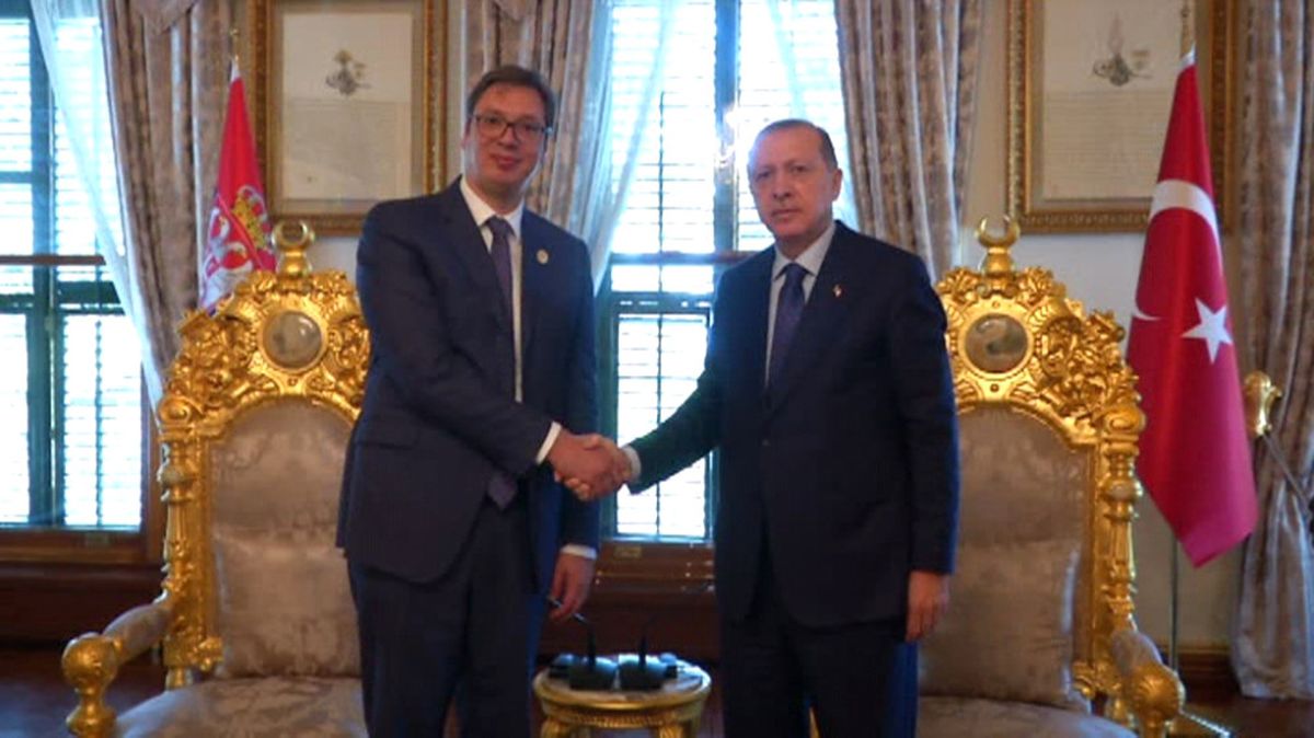 Sırbistan Cumhurbaşkanı Vucic Ile Görüştü