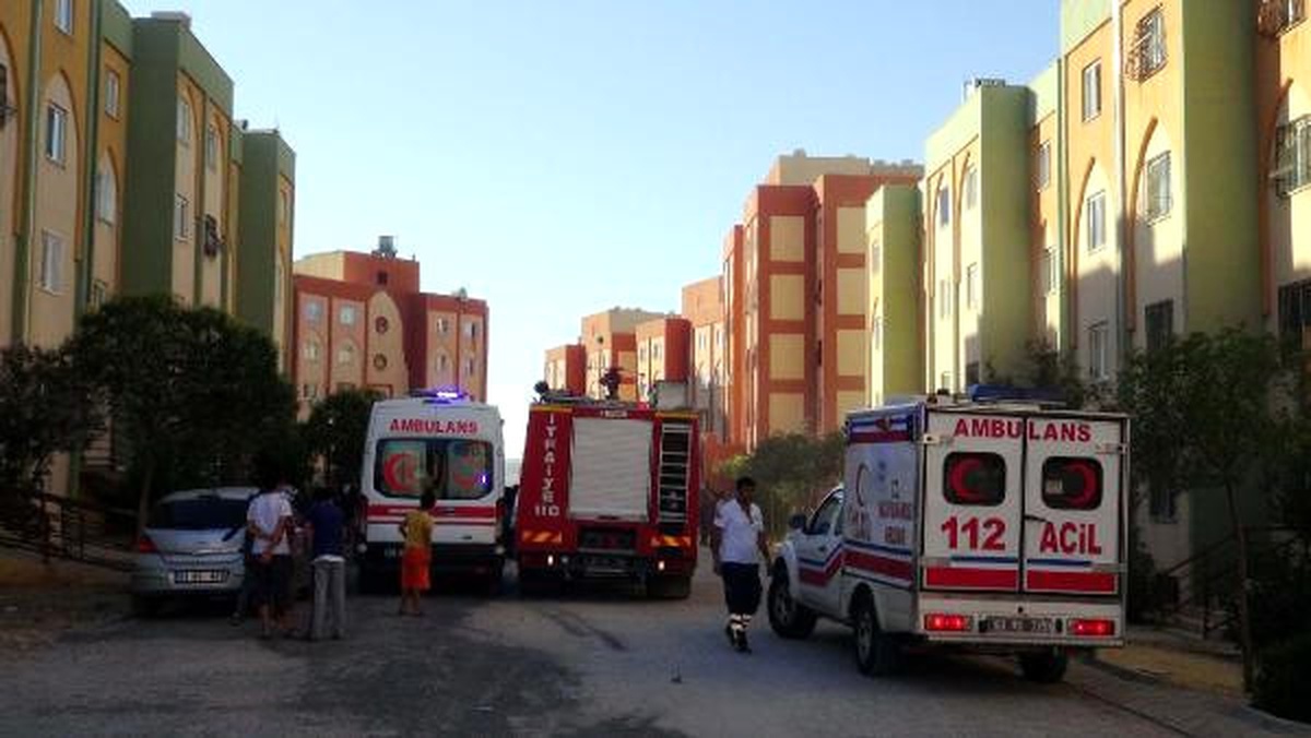 Toki Konutlarındaki Yangında 20 Kişi Hastanelik Oldu