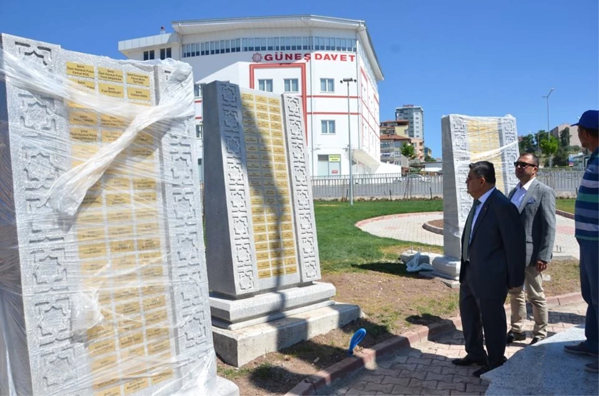 15 Temmuz Demokrasi ve Milli Birlik Anıtı Dikildi