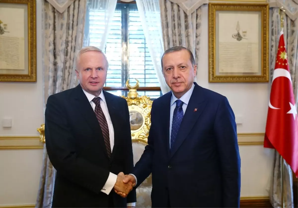 Cumhurbaşkanı Erdoğan Bp Grup Ceo\'su Dudley\'i Kabul Etti