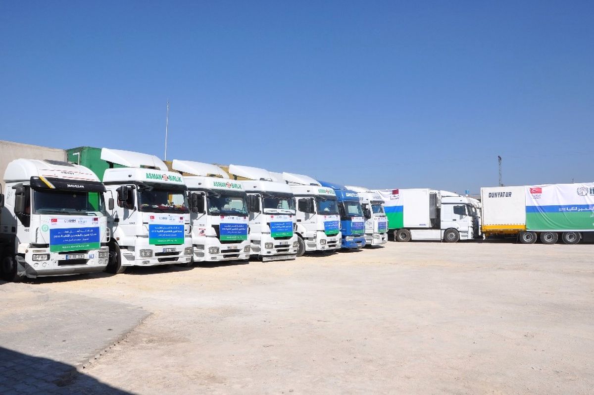 İhh\'dan Suriye Halkına 2 Bin 264 Tırlık Yardım