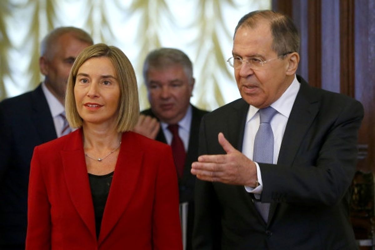 Mogherini-Lavrov Görüşmesi