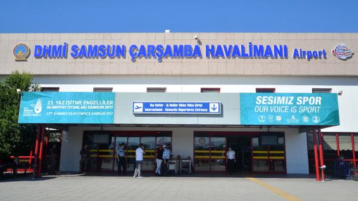 Samsun Olimpiyat Renklerine Büründü