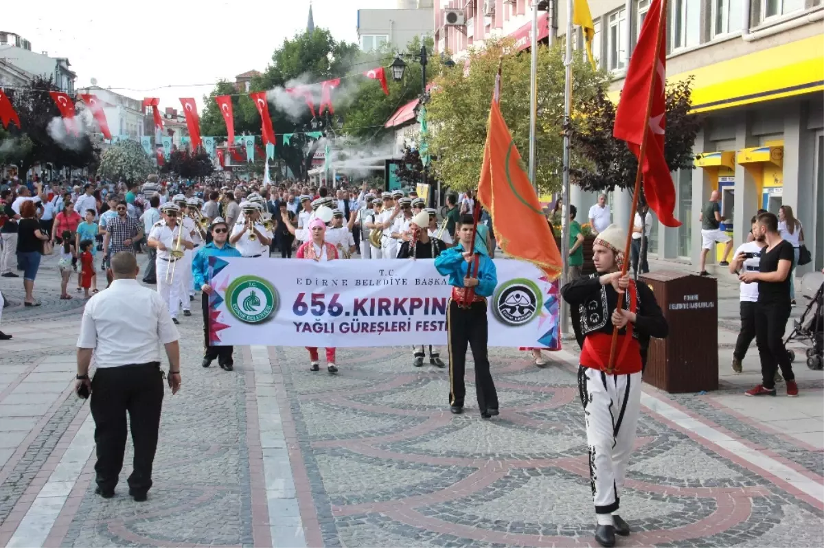 656. Tarihi Kırkpınar Yağlı Güreşleri Festivali Başladı