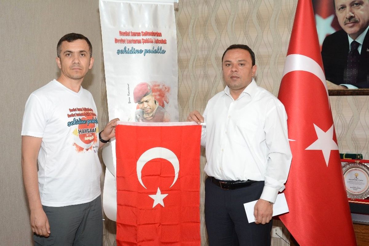 15 Temmuz Anısına Bisikletiyle Yollarda