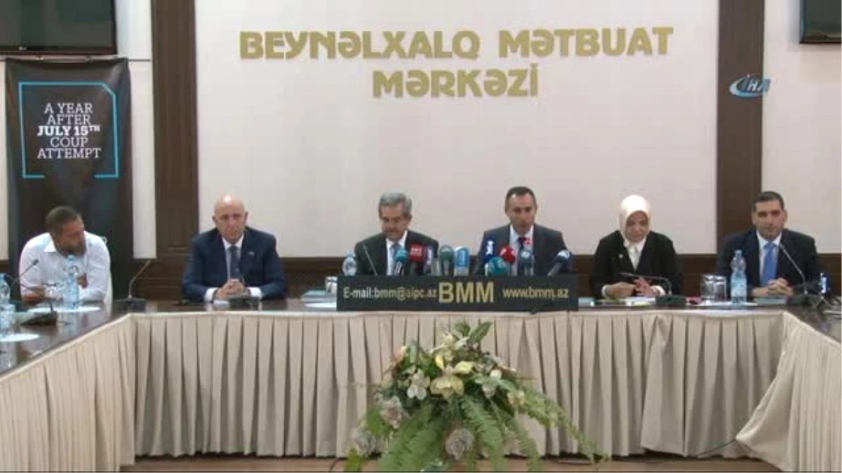 15 Temmuz Hain Darbe Girişimi Azerbaycan\'da Anlatıldı- Başkent Bakü\'de "15 Temmuz" Konulu Konferans...