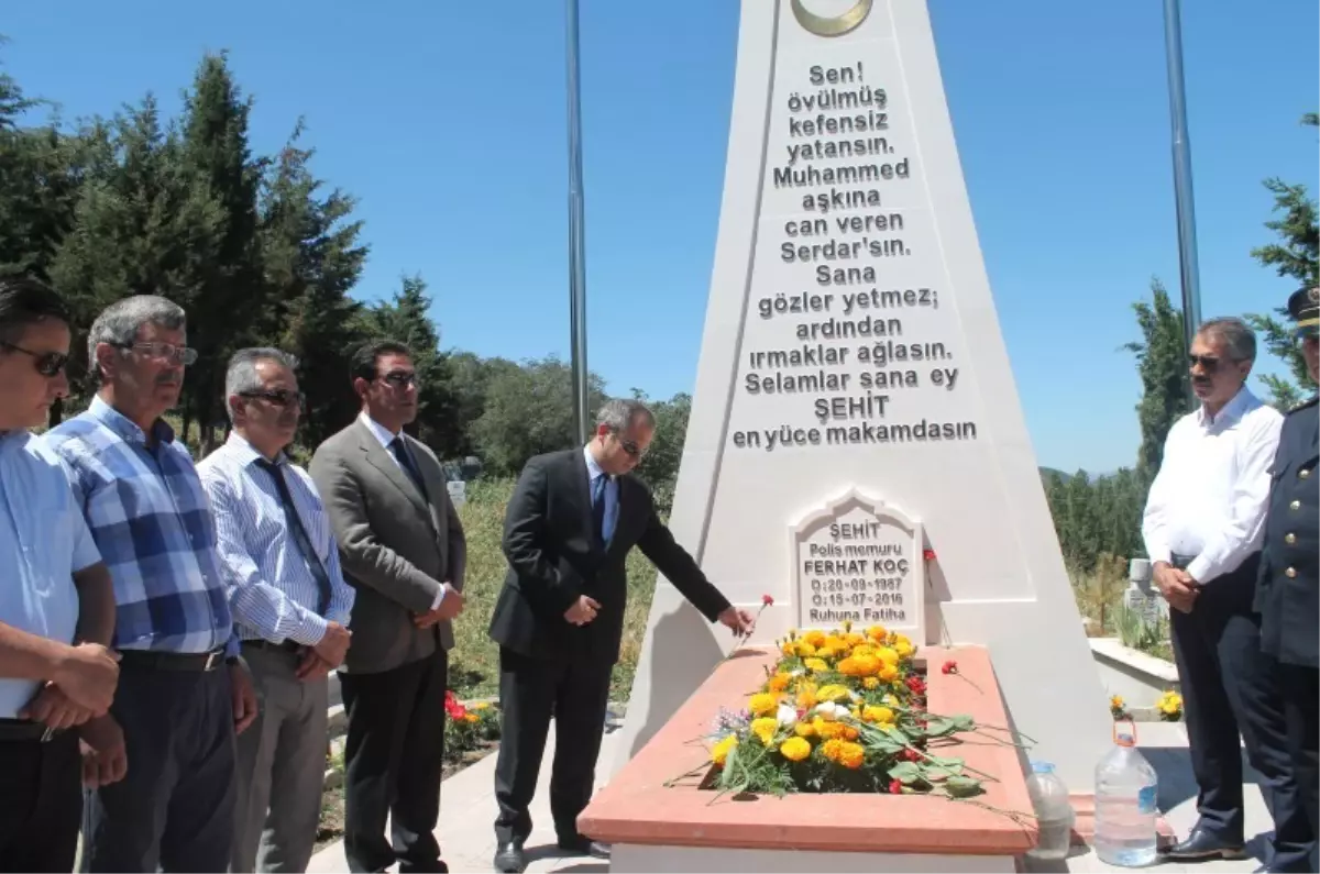 15 Temmuz Şehidi Mezarı Başında Anıldı