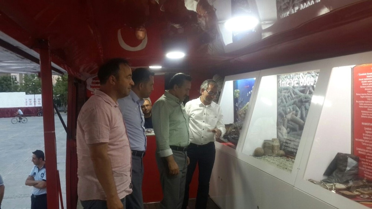 15 Temmuz ve Çanakkale Müze Otobüsleri Seydişehir\'de