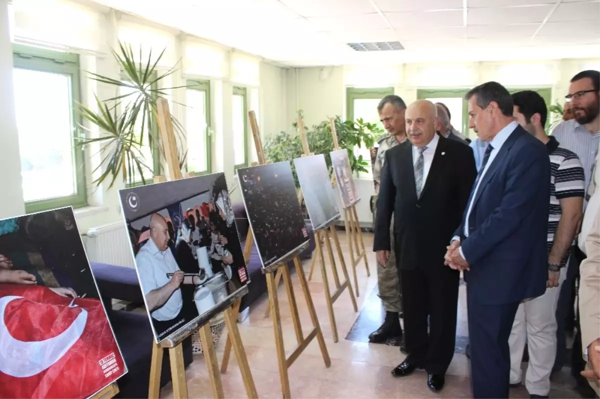 Adıyaman Üniversitesinden 15 Temmuz Sergisi