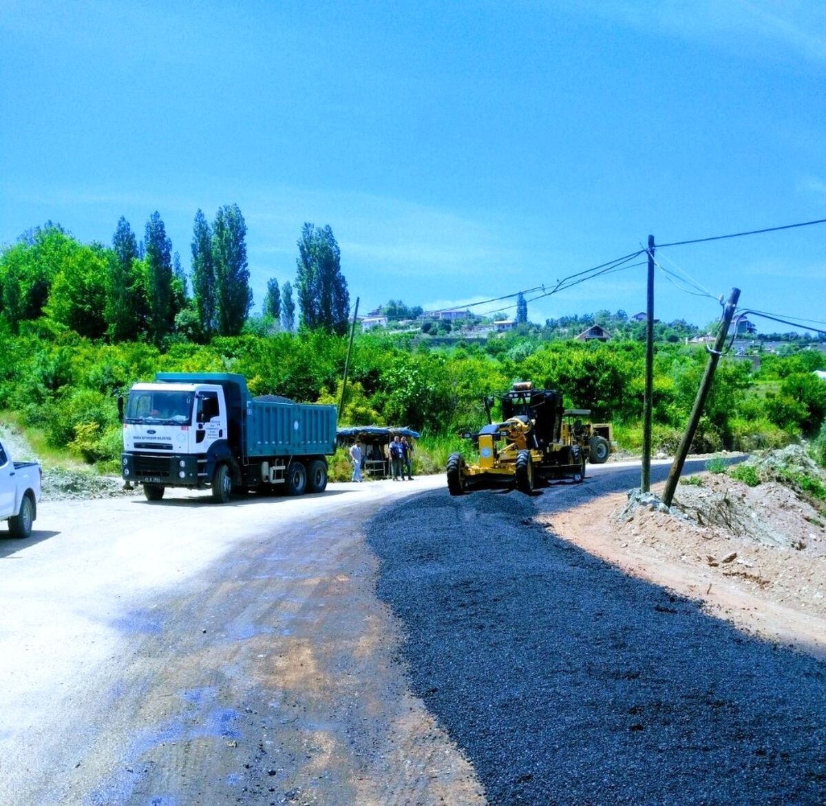 Ahmetli Yollarına Rötuş