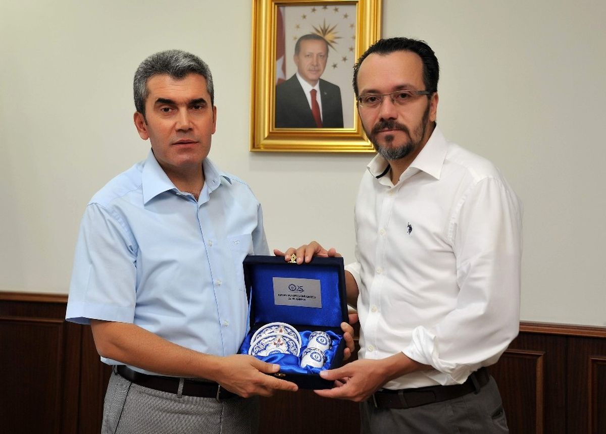 Başsavcı Arslan\'dan Rektör Bircan\'a Veda Ziyareti