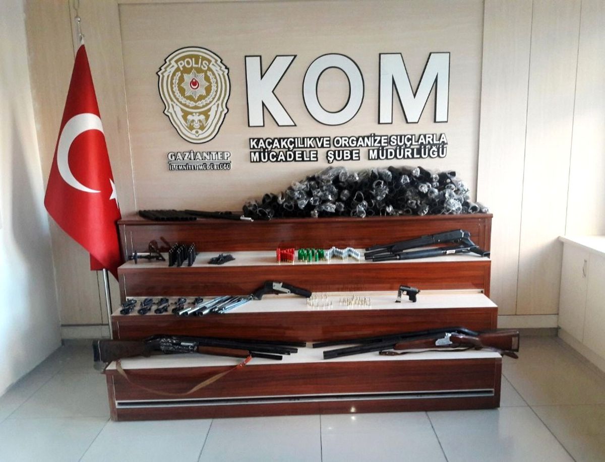 Gaziantep Polisinden Silah Kaçakçılarına Operasyon