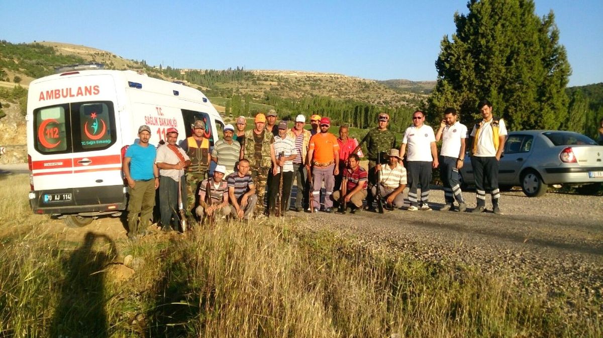 Karaman\'da Yaban Domuzlarına Sürek Avı