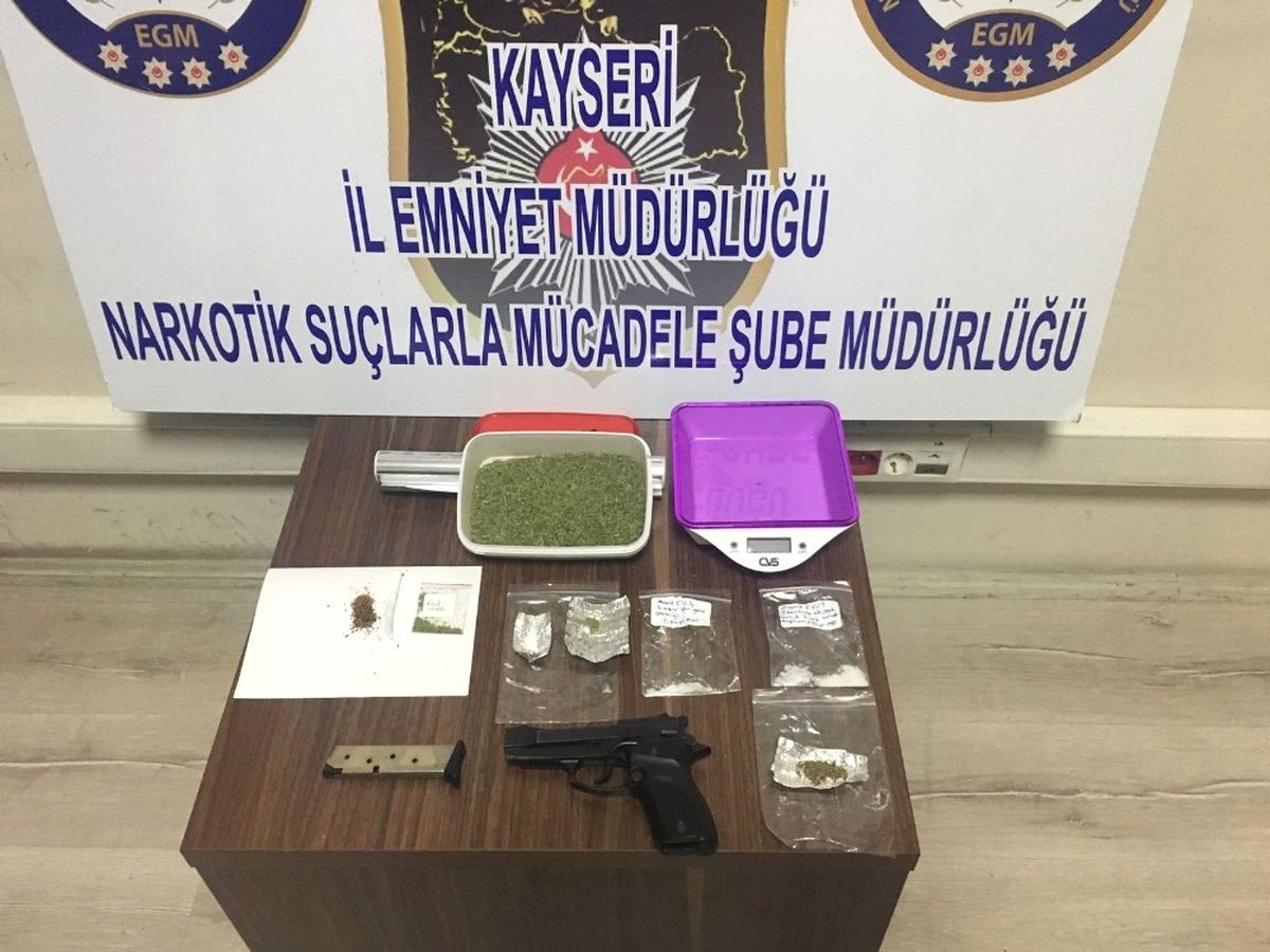 Kayseri\'de Uyuşturucu Operasyonu: 6 Gözaltı