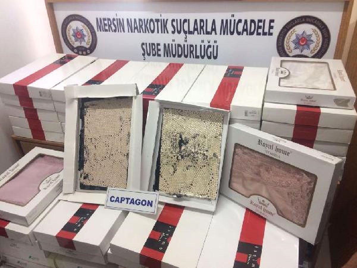 Nevresim Ambalajından 99 Bin Adet Captagon Çıktı