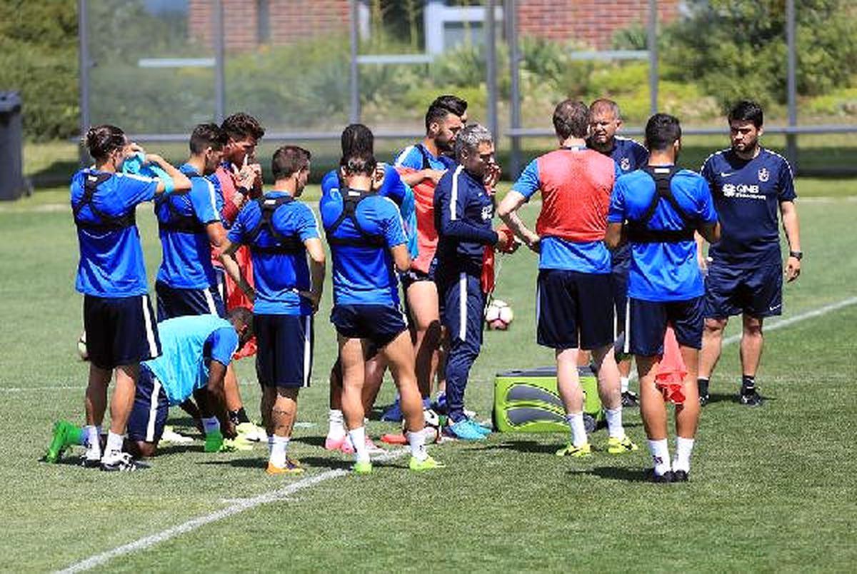Trabzonspor\'da Top Çalışması