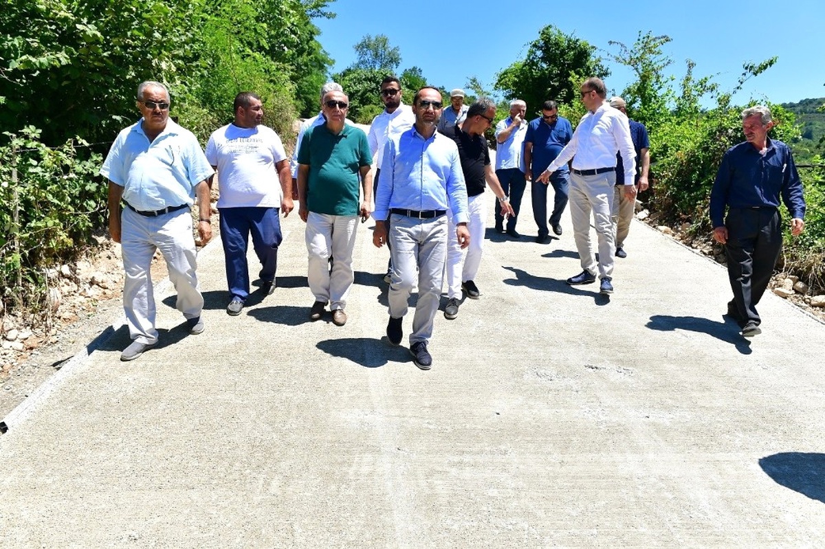 Ünye Belediyesi\'nin Yol Çalışması