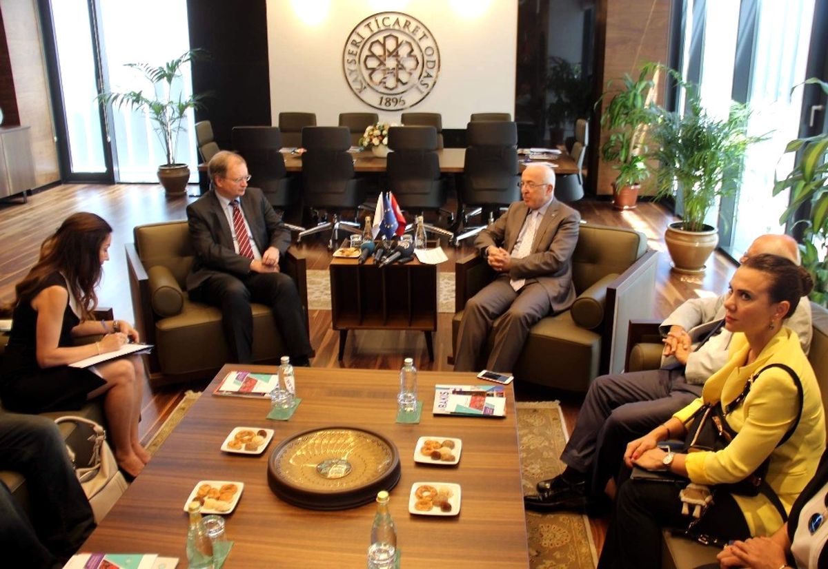 AB Türkiye Delegasyonu Başkanı Berger\'in Kayseri Temasları