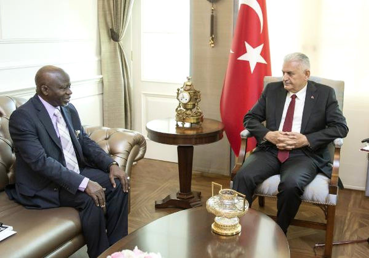Başbakan Yıldırım Gambiya\'lı Bakan ile Görüştü